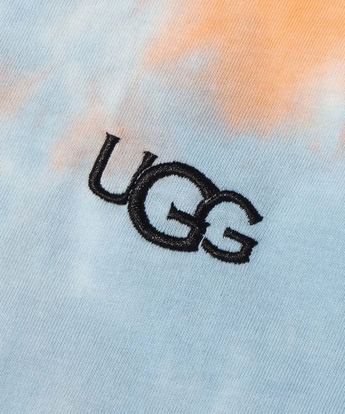UGG（アグ）の「UGG＠mos タイダイ柄 ロンT（Tシャツ/カットソー・レディース・ブラック/オレンジ/イエロー・XL/M/L）」の8枚目の写真