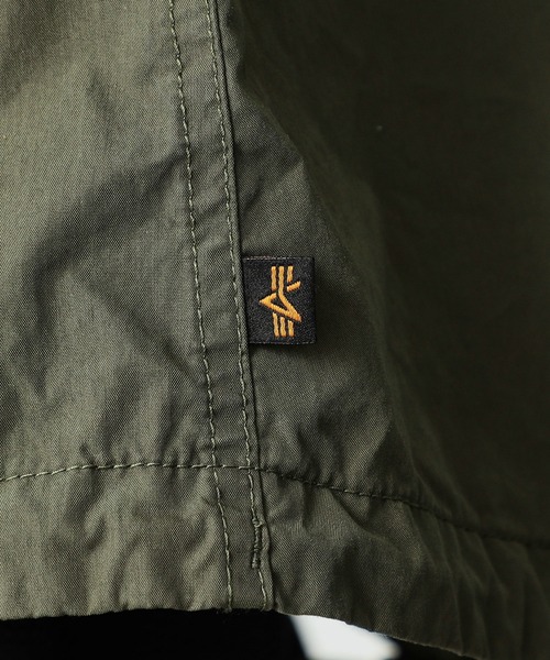 Alpha Industries(アルファインダストリーズ)の「M-65パーカー ライトモッズコート(モッズコート・メンズ・ブラック/アーミー・MEDIUM/LARGE/X-LARGE)」の6枚目の写真