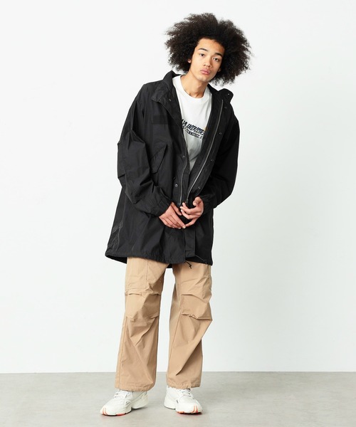 Alpha Industries(アルファインダストリーズ)の「M-65パーカー ライトモッズコート(モッズコート・メンズ・ブラック/アーミー・MEDIUM/LARGE/X-LARGE)」の3枚目の写真