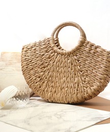 florist | セミサークル型ハンドカゴバッグ/ハンドバッグ(かごバッグ)