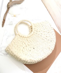 florist | セミサークル型ハンドカゴバッグ/ハンドバッグ(かごバッグ)