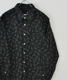 TRAP/U  | 日本製 made in JAPAN 総柄 ジャガードペイズリー柄 レギュラーカラー シャツ(シャツ/ブラウス)