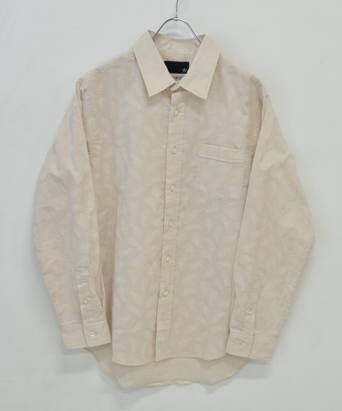 TRAP/U (トラップユー)の「日本製 made in JAPAN 総柄 ジャガードペイズリー柄 レギュラーカラー シャツ(シャツ/ブラウス・メンズ・ホワイト/ライトピンク/ブラック・L/M)」の8枚目の写真