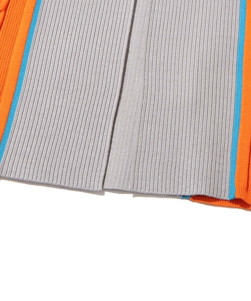 atmos pink(アトモスピンク)の「atmos pink マルチカラーロングワンピ(ワンピース・レディース・グレー/グリーン・FREE)」の12枚目の写真