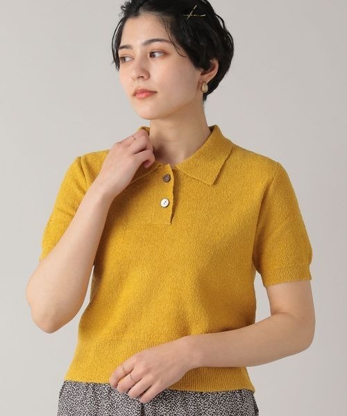 RAGEBLUE（レイジブルー）の「ブークレポロニット/273448（ポロシャツ・レディース・ブルー/イエロー/ピンク・FREE）」の6枚目の写真