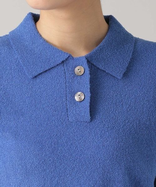 RAGEBLUE（レイジブルー）の「ブークレポロニット/273448（ポロシャツ・レディース・ブルー/イエロー/ピンク・FREE）」の13枚目の写真