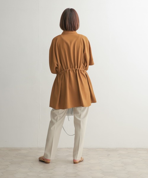 URBAN RESEARCH DOORS(アーバンリサーチドアーズ)の「ツイルドロストオーバーシャツ(シャツ/ブラウス・レディース・ネイビー/ブラウン・1)」の15枚目の写真