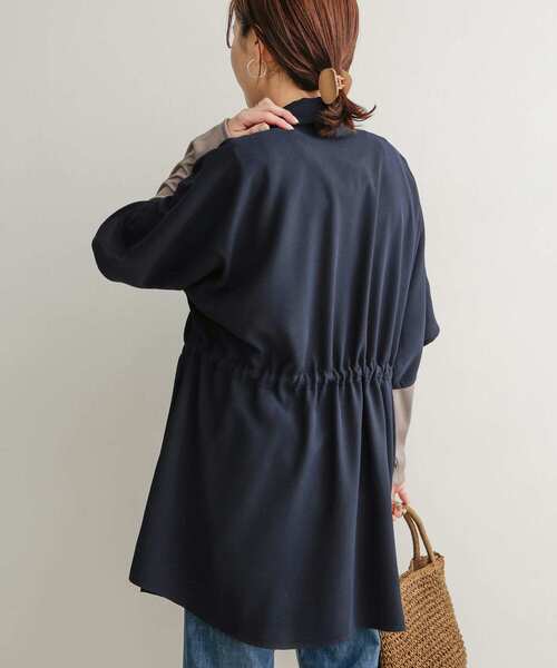 URBAN RESEARCH DOORS(アーバンリサーチドアーズ)の「ツイルドロストオーバーシャツ(シャツ/ブラウス・レディース・ネイビー/ブラウン・1)」の22枚目の写真