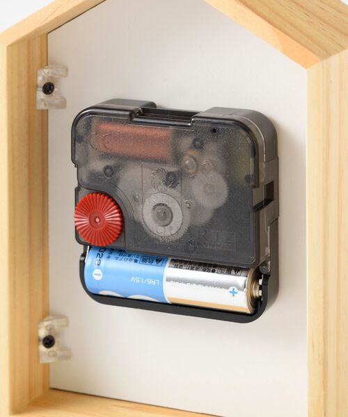 BRUNO（ブルーノ）の「ミニウッドハウスクロック（置時計・レディース・ピンク/グリーン・ﾌﾘ-）」の6枚目の写真