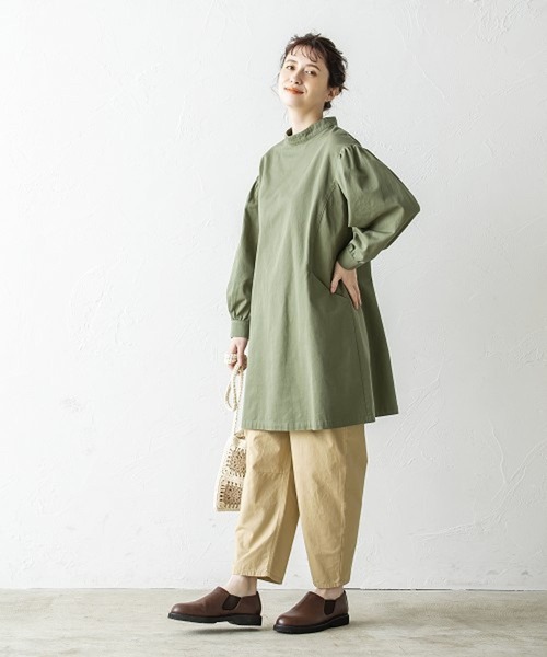 studio CLIP（スタディオクリップ）の「ビンテージ風バルーンパンツ（その他パンツ・レディース・ライトブルー/ベージュ/ネイビー/レッド・FREE）」の5枚目の写真