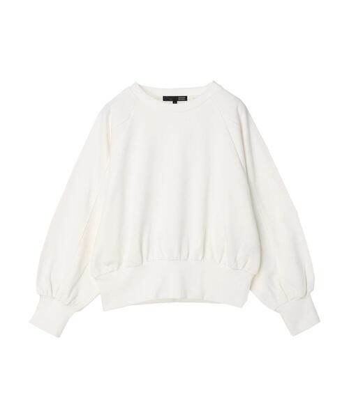 Sugar spoon（シュガースプーン）の「・SUGAR SPOON ショートドルマンプルオーバー（Tシャツ/カットソー・レディース・ベージュ/ブラック/オフホワイト/杢グレー・FREE）」の8枚目の写真