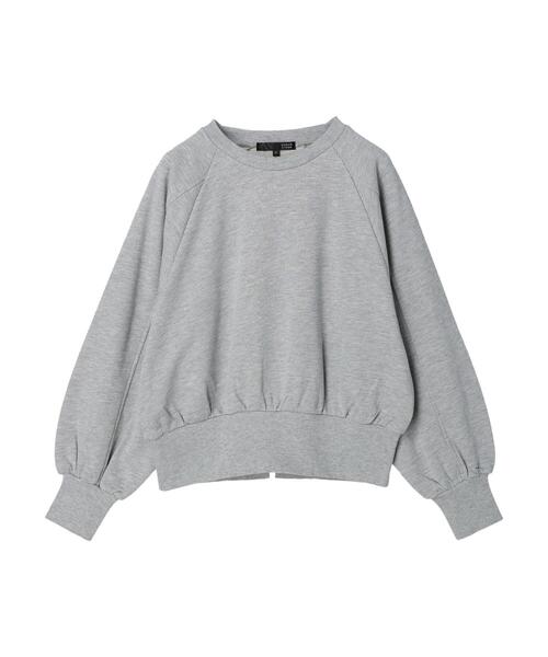 Sugar spoon（シュガースプーン）の「・SUGAR SPOON ショートドルマンプルオーバー（Tシャツ/カットソー・レディース・ベージュ/ブラック/オフホワイト/杢グレー・FREE）」の7枚目の写真