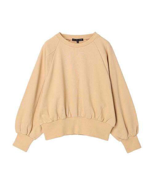 Sugar spoon（シュガースプーン）の「・SUGAR SPOON ショートドルマンプルオーバー（Tシャツ/カットソー・レディース・ベージュ/ブラック/オフホワイト/杢グレー・FREE）」の5枚目の写真