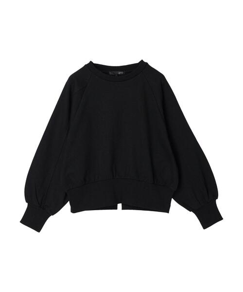 Sugar spoon（シュガースプーン）の「・SUGAR SPOON ショートドルマンプルオーバー（Tシャツ/カットソー・レディース・ベージュ/ブラック/オフホワイト/杢グレー・FREE）」の3枚目の写真