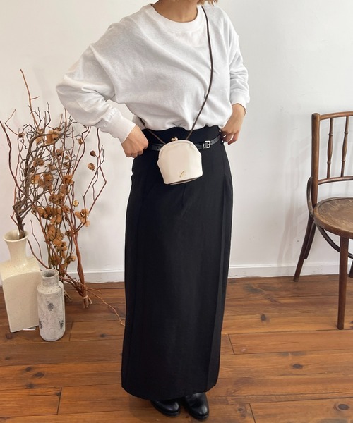 R/b nestle to BEAURE（アールビー）の「Rb ２tone ガマ口 mini Shoulder（ショルダーバッグ・レディース・ブラウン/アイボリー/ブラック/ベージュ・FREE）」の5枚目の写真