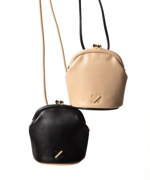 R/b nestle to BEAURE（アールビー）の「Rb ２tone ガマ口 mini Shoulder（ショルダーバッグ・レディース・ブラウン/アイボリー/ブラック/ベージュ・FREE）」の19枚目の写真