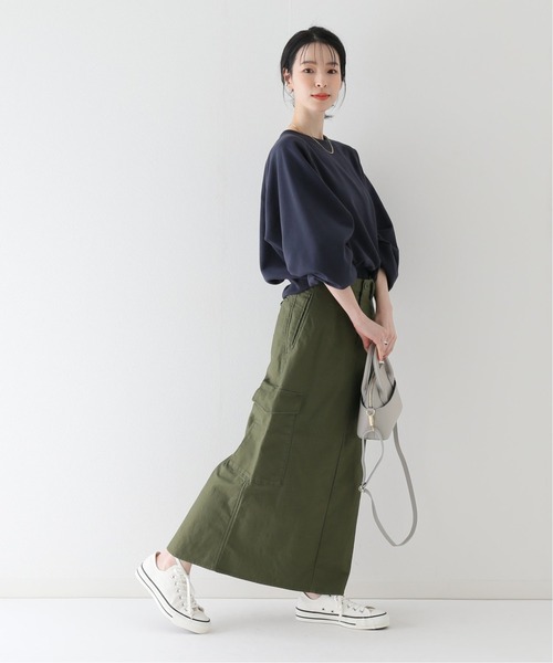 JOURNAL STANDARD relume(ジャーナルスタンダード レリューム)の「ラグランボリュームスリーブスウェット(スウェット・レディース・ネイビー/ホワイト/グレー・FREE)」の15枚目の写真