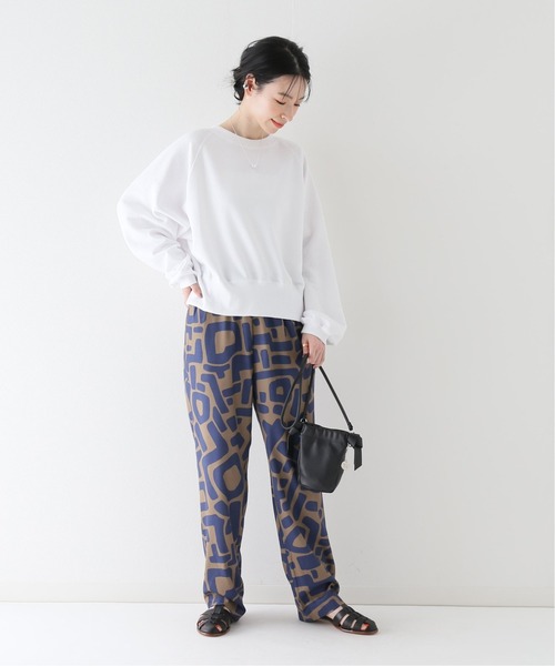 JOURNAL STANDARD relume(ジャーナルスタンダード レリューム)の「ラグランボリュームスリーブスウェット(スウェット・レディース・ネイビー/ホワイト/グレー・FREE)」の12枚目の写真