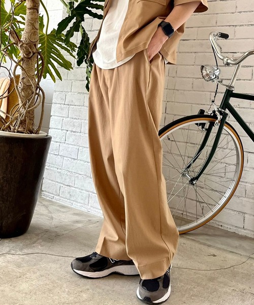 PBLIM(ページボーイリム)の「【PAGEBOYLIM】スーパーストレッチパンツ(その他パンツ・レディース・ブラック/ベージュ・MEDIUM/LARGE)」の1枚目の写真