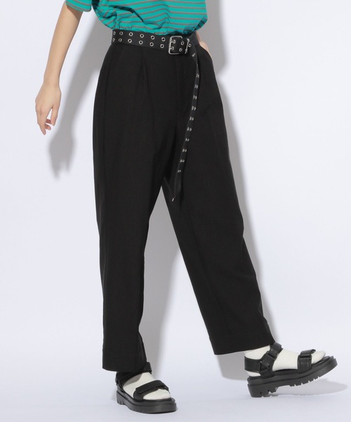 PBLIM(ページボーイリム)の「【PAGEBOYLIM】スーパーストレッチパンツ(その他パンツ・レディース・ブラック/ベージュ・MEDIUM/LARGE)」の5枚目の写真