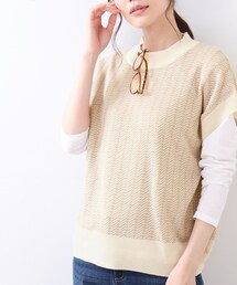 DRESKIP（ドレスキップ）の「◆【2点セット】ジャカードベスト×ロンT（その他トップス）」