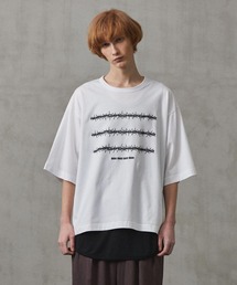 "BARBED WIRE"emb. S/S BIG-T