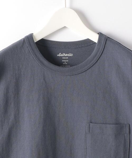 green label relaxing（グリーンレーベルリラクシング）の「オーガニックヘビーウェイト クルーネック クルーネック Tシャツ OVLG（Tシャツ/カットソー・メンズ・ライトグレー/ブラック/オリーブ/ロイヤルブルー/オフホワイト・S/M/L/XL/XXL）」の20枚目の写真