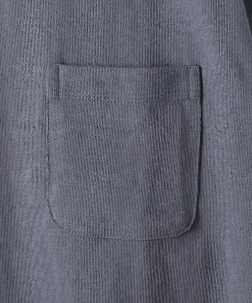 green label relaxing（グリーンレーベルリラクシング）の「オーガニックヘビーウェイト クルーネック クルーネック Tシャツ OVLG（Tシャツ/カットソー・メンズ・ライトグレー/ブラック/オリーブ/ロイヤルブルー/オフホワイト・S/M/L/XL/XXL）」の15枚目の写真