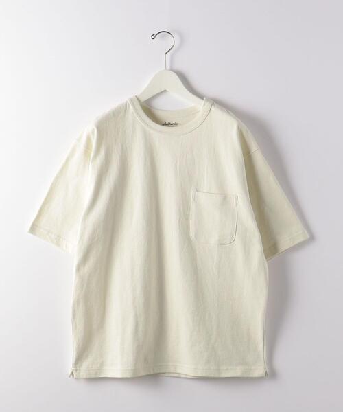 green label relaxing（グリーンレーベルリラクシング）の「オーガニックヘビーウェイト クルーネック クルーネック Tシャツ OVLG（Tシャツ/カットソー・メンズ・ライトグレー/ブラック/オリーブ/ロイヤルブルー/オフホワイト・S/M/L/XL/XXL）」の10枚目の写真