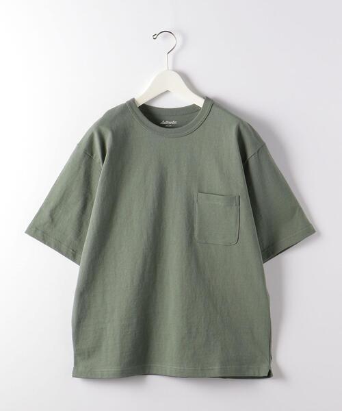 green label relaxing（グリーンレーベルリラクシング）の「オーガニックヘビーウェイト クルーネック クルーネック Tシャツ OVLG（Tシャツ/カットソー・メンズ・ライトグレー/ブラック/オリーブ/ロイヤルブルー/オフホワイト・S/M/L/XL/XXL）」の16枚目の写真