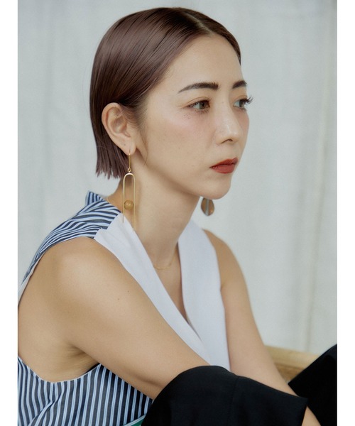 UN3D.(アンスリード)の「アシメウッドポイントイヤリング(イヤリング・レディース・その他1・FREE)」の13枚目の写真