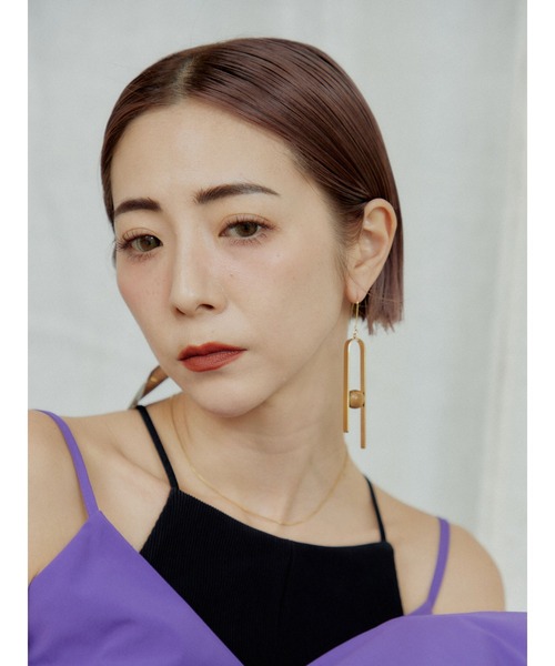 UN3D.(アンスリード)の「アシメウッドポイントイヤリング(イヤリング・レディース・その他1・FREE)」の15枚目の写真