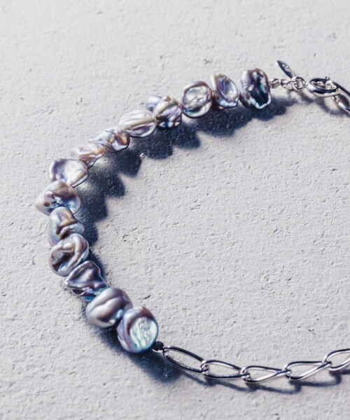 and cloud(アンドクラウド)の「Pearl Bracelet(ブレスレット・レディース・シルバー/シルバー系その他/イエローゴールド・FREE)」の13枚目の写真