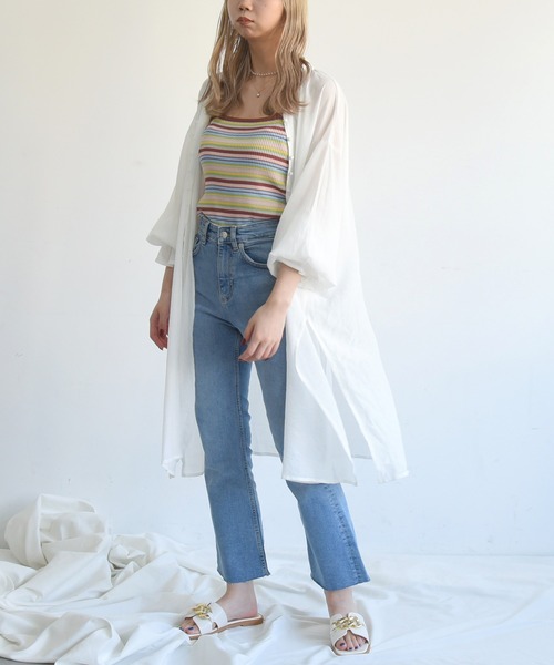 NOFALL(ノーフォール)の「チェーンフラットサンダル(サンダル・レディース・ブラック/アイボリー・LL/3L/S/M/L)」の12枚目の写真