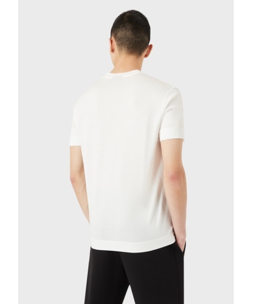 エンポリオアルマーニ Tシャツ ホワイト 211818 2R468 78710 エンポリオアルマーニ EMPORIO ARMANI アパレル Tシャツ