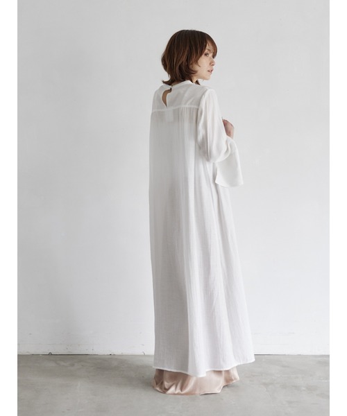 rem closet（レムクローゼット）の「ワッシャーワンピース（ワンピース・レディース・オフホワイト/ブラック・FREE）」の21枚目の写真