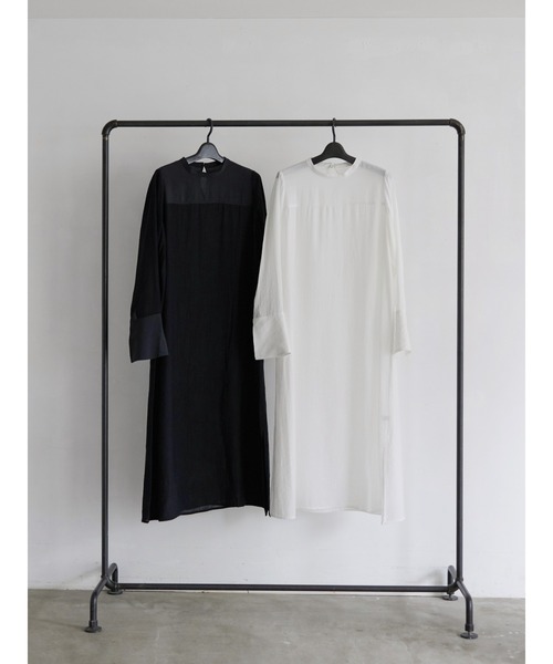 rem closet（レムクローゼット）の「ワッシャーワンピース（ワンピース・レディース・オフホワイト/ブラック・FREE）」の19枚目の写真