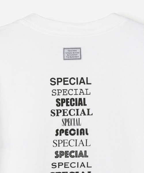 TANGTANG（タンタン）の「TANGTANG | SPECIAL FONTS プリントTシャツ MEN（Tシャツ/カットソー・メンズ・ホワイト系その他・MEDIUM/X-LARGE/LARGE）」の6枚目の写真