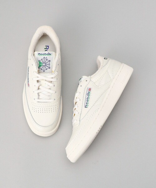 FREAK'S STORE(フリークスストア)の「Reebok/リーボック Club C85 Vintage(スニーカー・レディース・オフホワイト・23.5cm/24.5cm/24.0cm)」の1枚目の写真