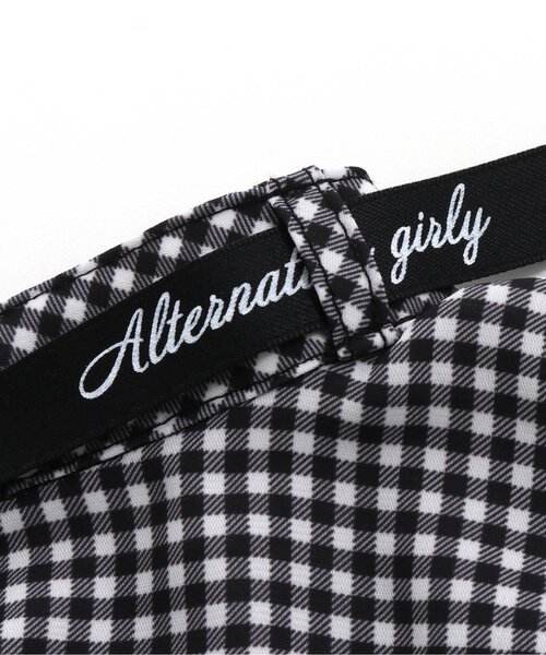 algy（アルジー）の「シャーリングブラウスドッキングワンピ（ワンピース・キッズ・ラベンダー/ブラック・MEDIUM/SMALL/XX-SMALL/X-SMALL）」の19枚目の写真