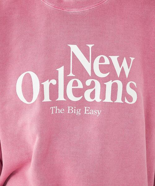 GOOD ROCK SPEED(グッドロックスピード)の「【WEB限定】【別注】< GOOD ROCK SPEED > プリント スウェット(スウェット・レディース・ブラック/ピンク/ネイビー・FREE)」の10枚目の写真