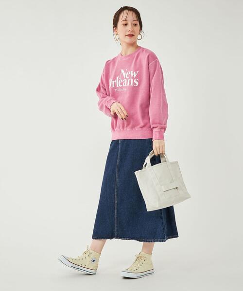 GOOD ROCK SPEED(グッドロックスピード)の「【WEB限定】【別注】< GOOD ROCK SPEED > プリント スウェット(スウェット・レディース・ブラック/ピンク/ネイビー・FREE)」の12枚目の写真