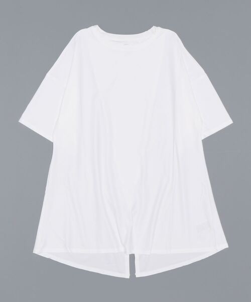 Ocean Pacific（オーシャンパシフィック）の「【OP:オーピー】レディース バックスリット半袖Tシャツ  ラッシュガード　プール　海　アウトドア（Tシャツ/カットソー・レディース・ホワイト/ブラック/ブラウン/サックスブルー・MEDIUM/LARGE/X-LARGE）」の8枚目の写真