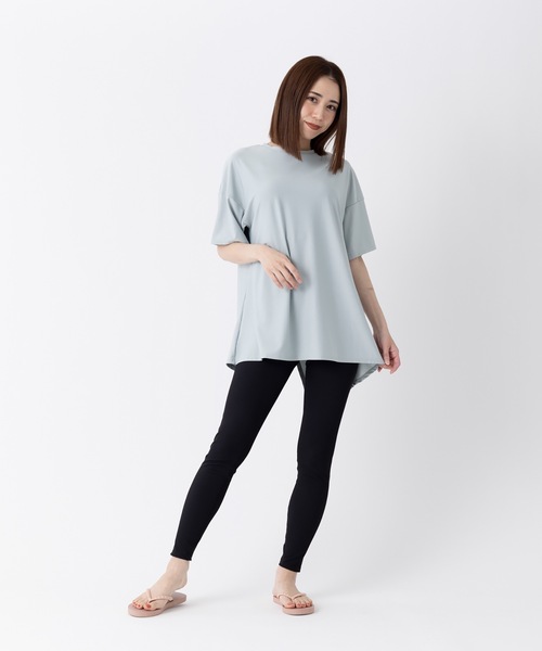 OP:オーピー】レディース バックスリット半袖Tシャツ ラッシュ