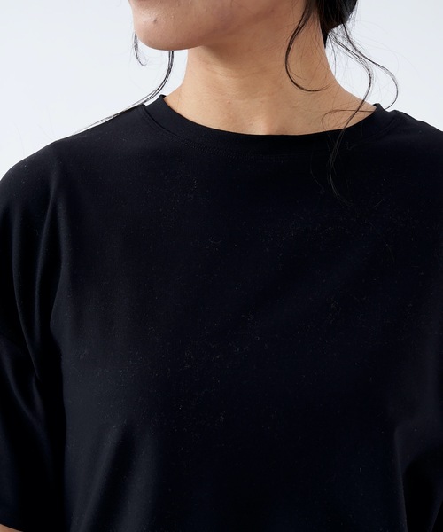 Ocean Pacific（オーシャンパシフィック）の「【OP:オーピー】レディース バックスリット半袖Tシャツ  ラッシュガード　プール　海　アウトドア（Tシャツ/カットソー・レディース・ホワイト/ブラック/ブラウン/サックスブルー・MEDIUM/LARGE/X-LARGE）」の20枚目の写真