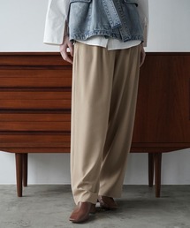 BASIC TUCK PANTS