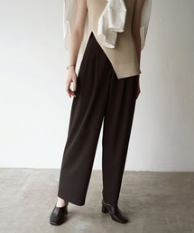 BASIC TUCK PANTS