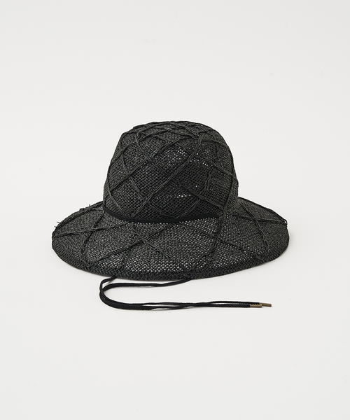 La Maison de Lyllis（メゾンドリリス）の「【LA MAISON DE LYLLIS/メゾンドリリス】BRAN：ハット（ハット・レディース・ホワイト/ブラック・57）」の9枚目の写真