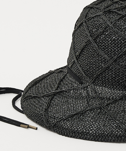 La Maison de Lyllis（メゾンドリリス）の「【LA MAISON DE LYLLIS/メゾンドリリス】BRAN：ハット（ハット・レディース・ホワイト/ブラック・57）」の11枚目の写真