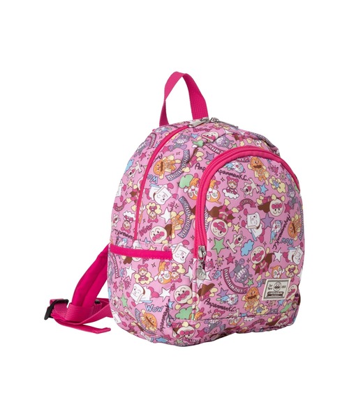 ANPANMAN KIDS COLLECTION（アンパンマンキッズコレクション）の「落書き総柄リュック【6L】（バックパック/リュック・キッズ・オフホワイト/ピンク・6）」の2枚目の写真